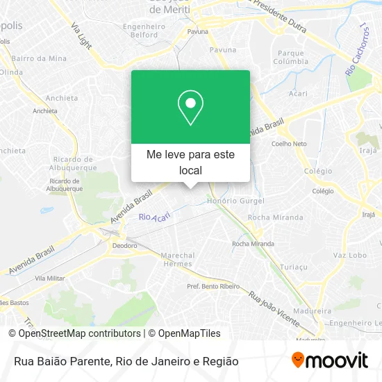 Rua Baião Parente mapa