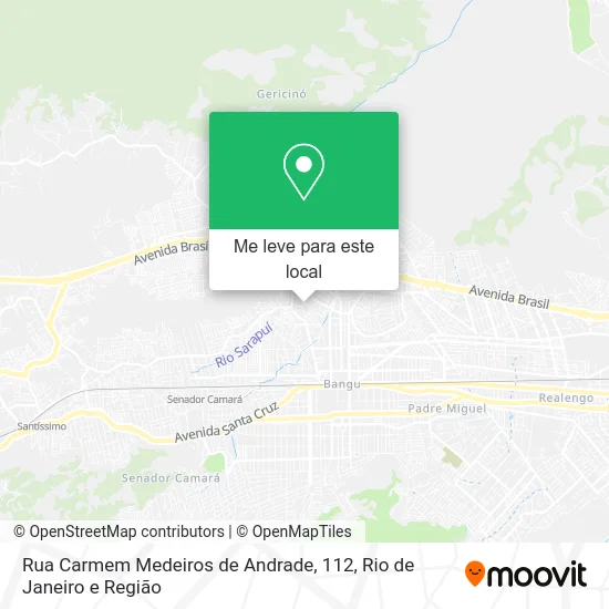 Rua Carmem Medeiros de Andrade, 112 mapa