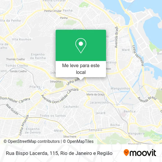 Rua Bispo Lacerda, 115 mapa