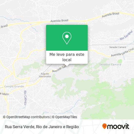 Rua Serra Verde mapa