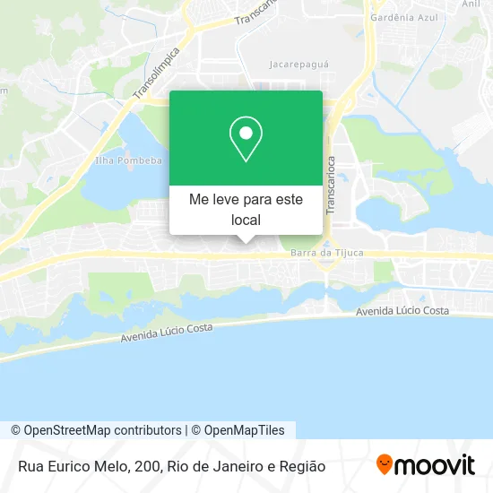 Rua Eurico Melo, 200 mapa
