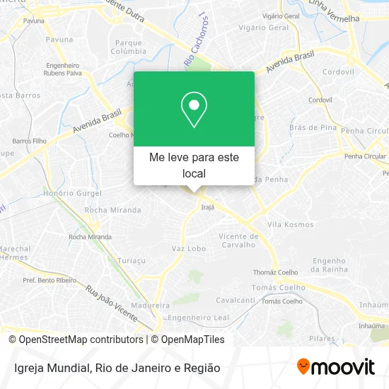 Igreja Mundial mapa
