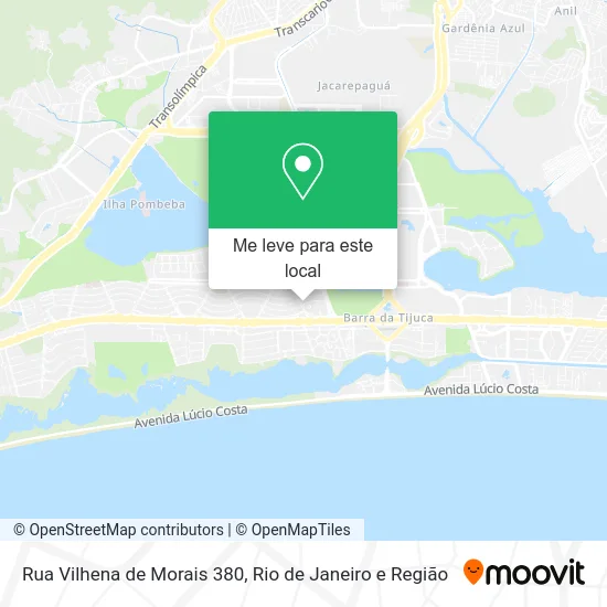 Rua Vilhena de Morais 380 mapa