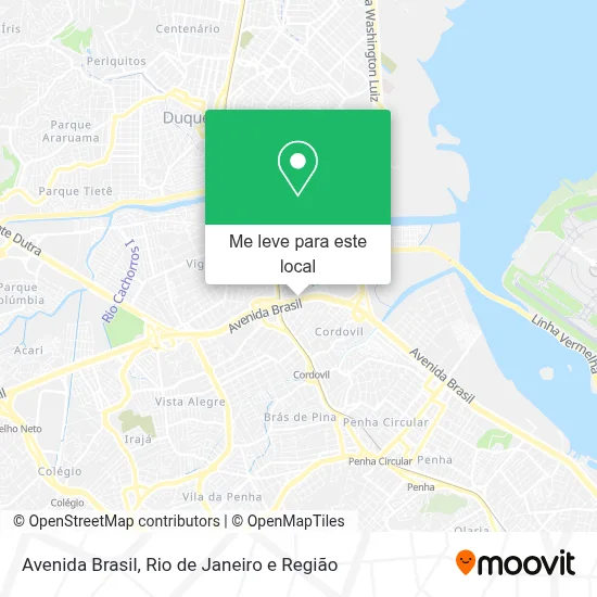 Avenida Brasil mapa