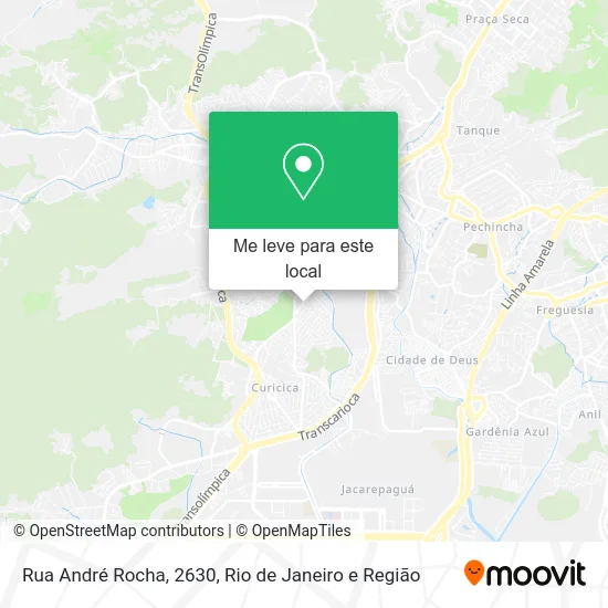 Rua André Rocha, 2630 mapa