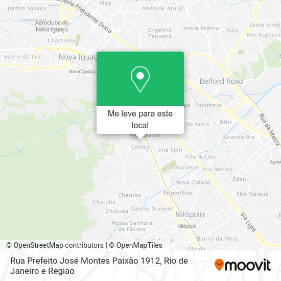 Rua Prefeito José Montes Paixão 1912 mapa
