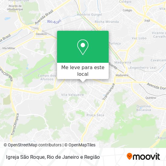 Igreja São Roque mapa