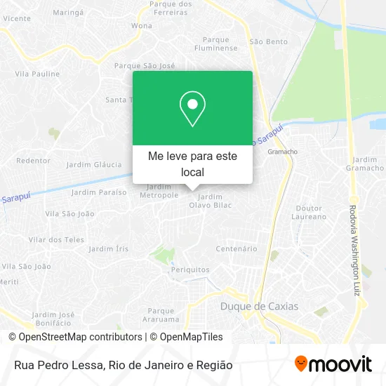 Rua Pedro Lessa mapa
