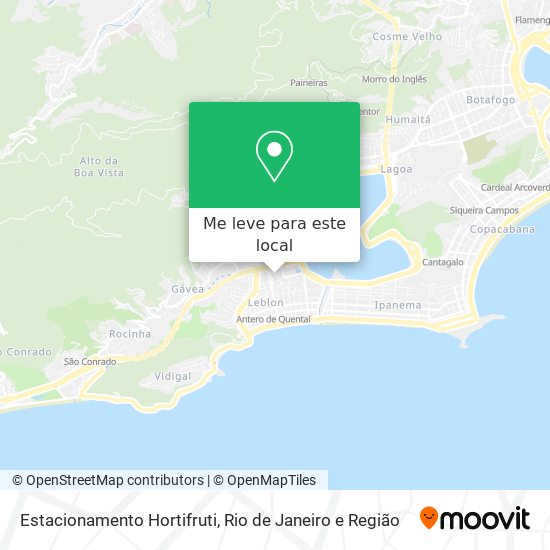 Estacionamento Hortifruti mapa
