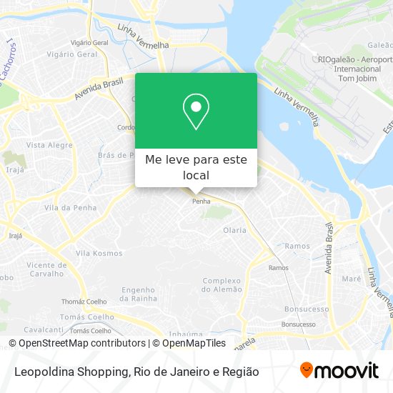 Leopoldina Shopping mapa