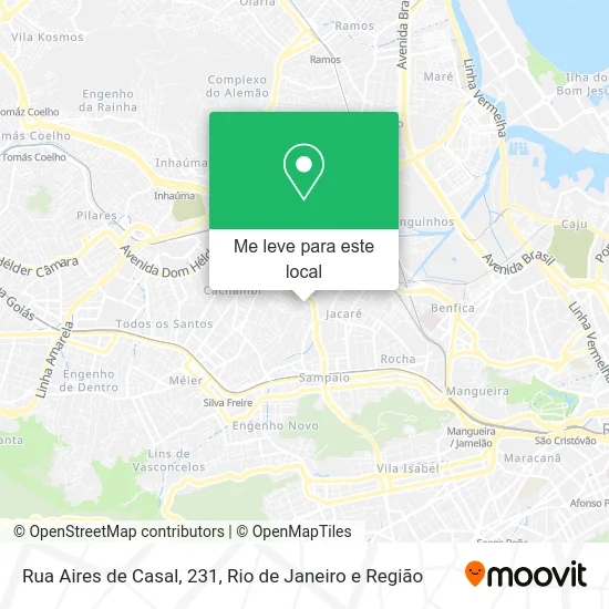 Rua Aires de Casal, 231 mapa