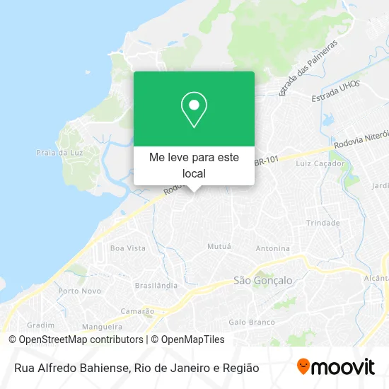 Rua Alfredo Bahiense mapa