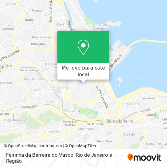 Feirinha da Barreira do Vasco mapa