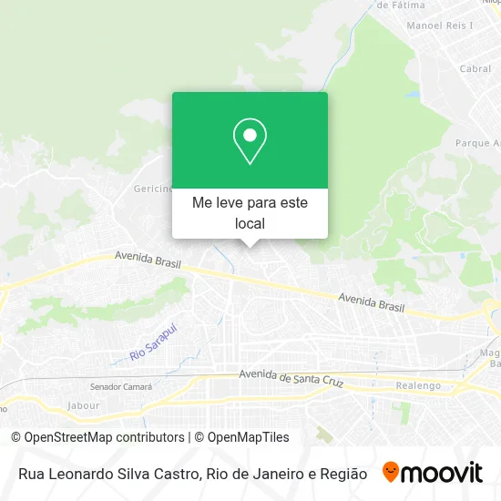 Rua Leonardo Silva Castro mapa