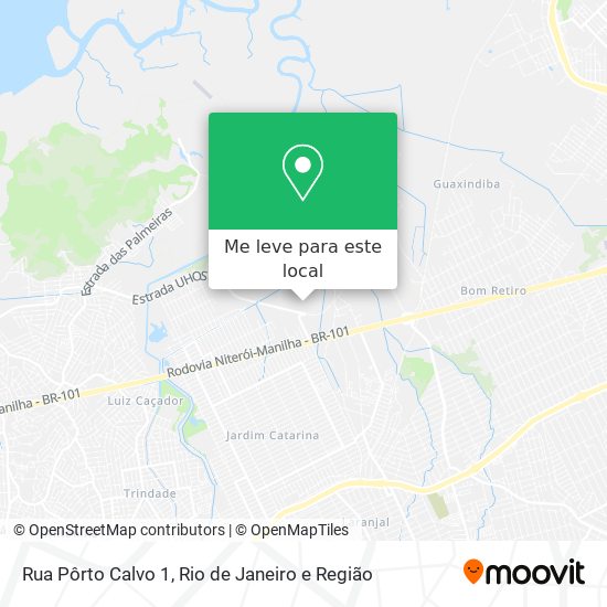 Rua Pôrto Calvo 1 mapa