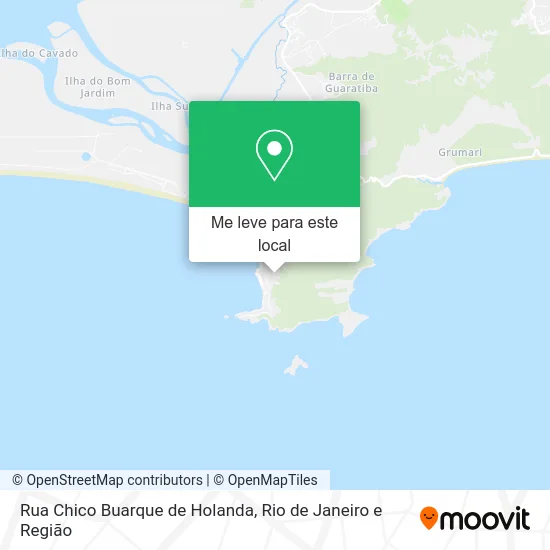 Rua Chico Buarque de Holanda mapa