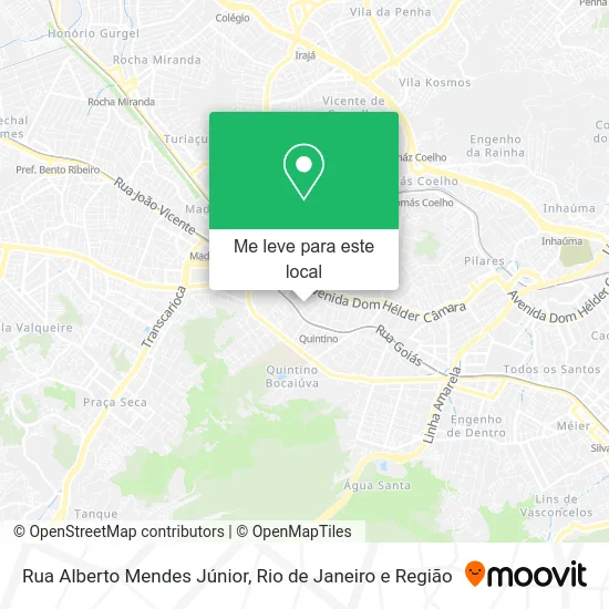 Rua Alberto Mendes Júnior mapa