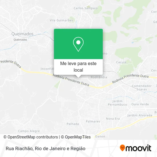 Rua Riachão mapa