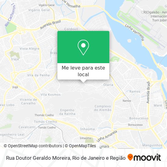 Rua Doutor Geraldo Moreira mapa