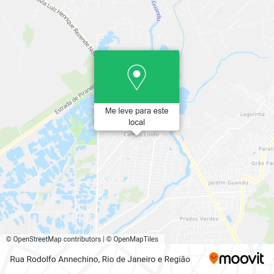 Rua Rodolfo Annechino mapa