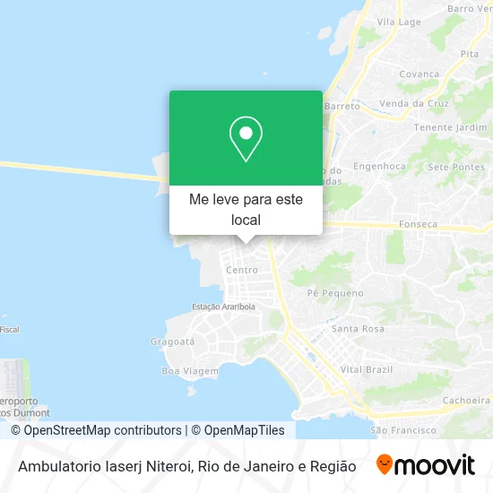 Ambulatorio Iaserj Niteroi mapa