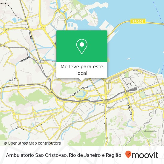 Ambulatorio Sao Cristovao mapa