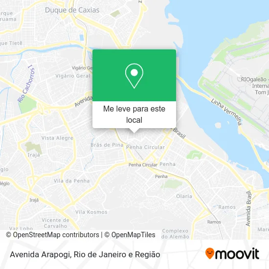 Avenida Arapogi mapa