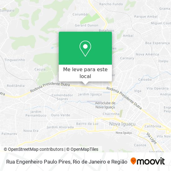 Rua Engenheiro Paulo Pires mapa