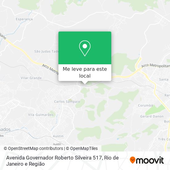 Avenida Governador Roberto Silveira 517 mapa