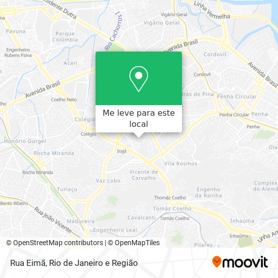 Rua Eimã mapa