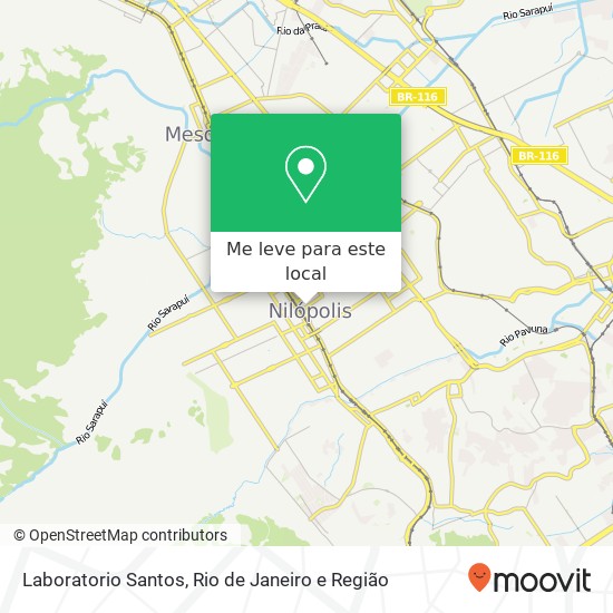 Laboratorio Santos mapa