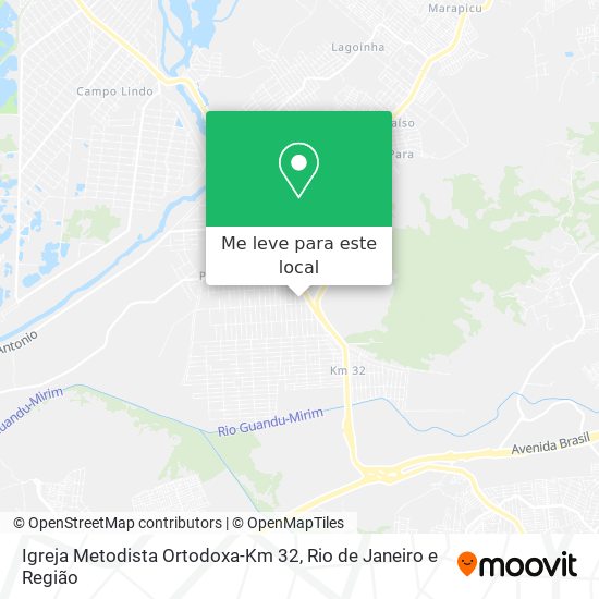 Igreja Metodista Ortodoxa-Km 32 mapa