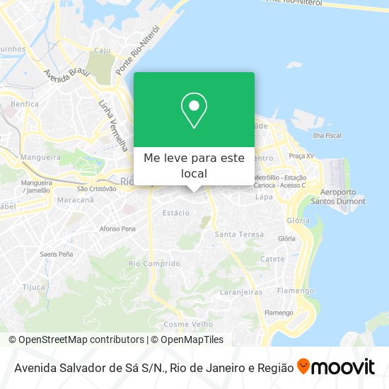 Avenida Salvador de Sá S/N. mapa