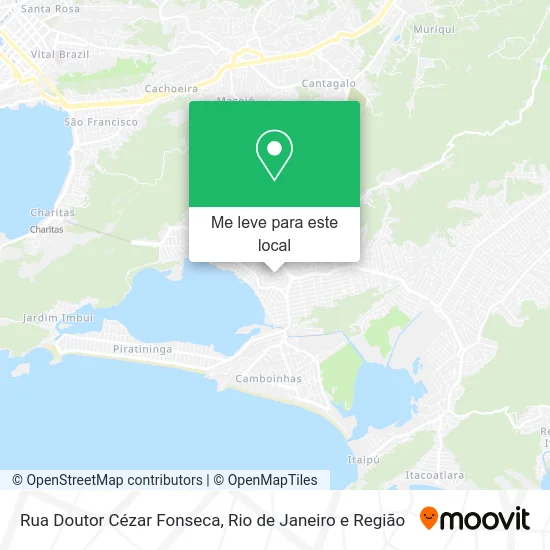 Rua Doutor Cézar Fonseca mapa