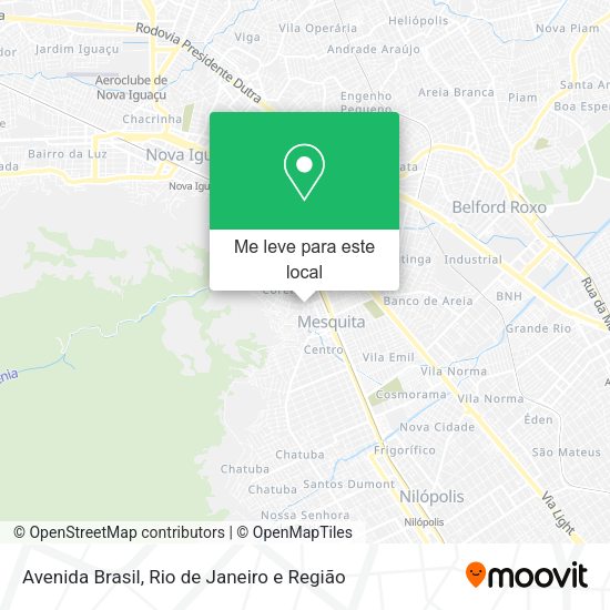 Avenida Brasil mapa