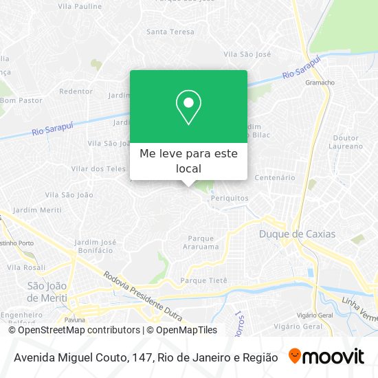 Avenida Miguel Couto, 147 mapa