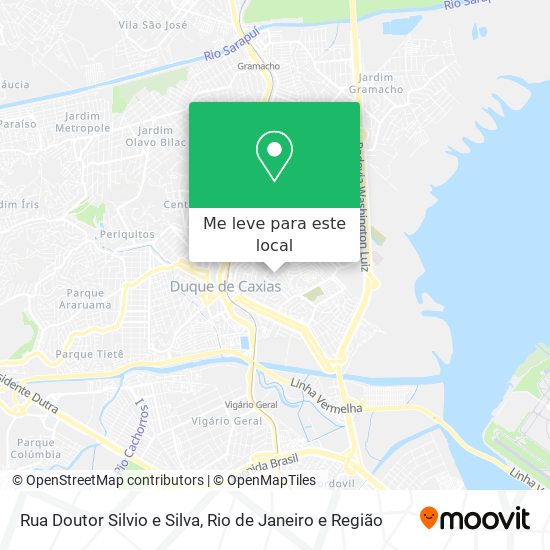 Rua Doutor Silvio e Silva mapa