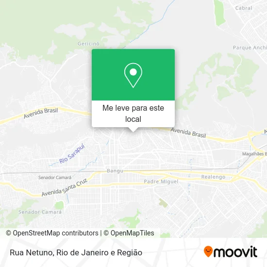 Rua Netuno mapa