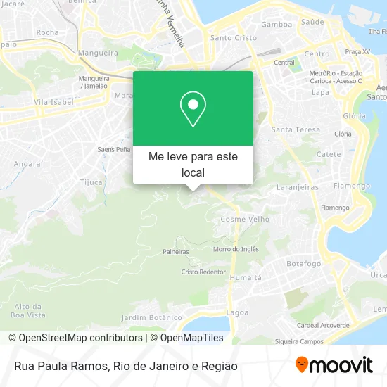 Rua Paula Ramos mapa