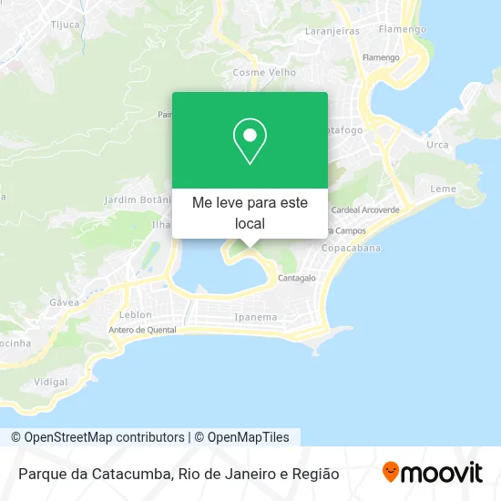 Parque da Catacumba mapa