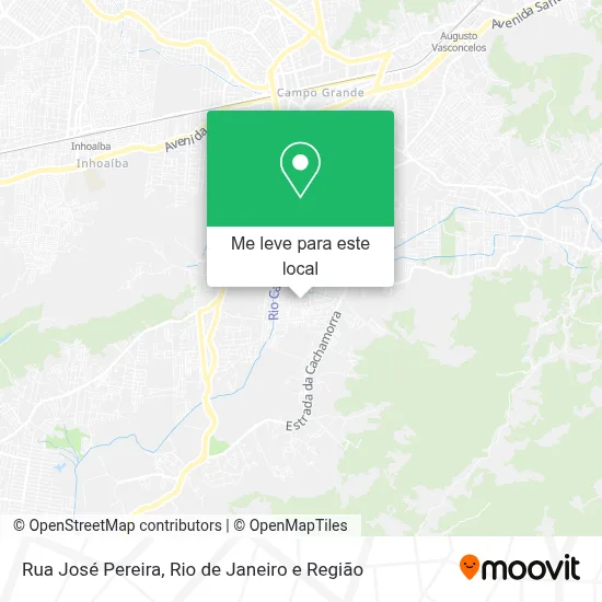 Rua José Pereira mapa