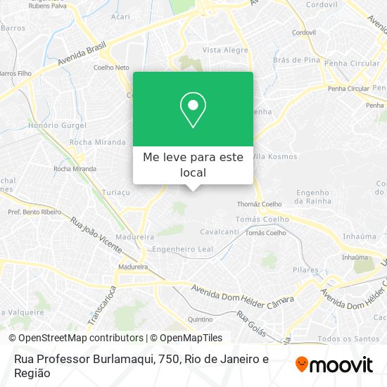 Rua Professor Burlamaqui, 750 mapa