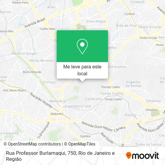 Rua Professor Burlamaqui, 750 mapa
