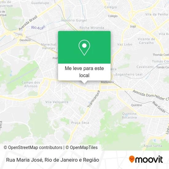 Rua Maria José mapa