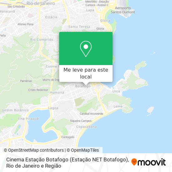 Cinema Estação Botafogo (Estação NET Botafogo) mapa