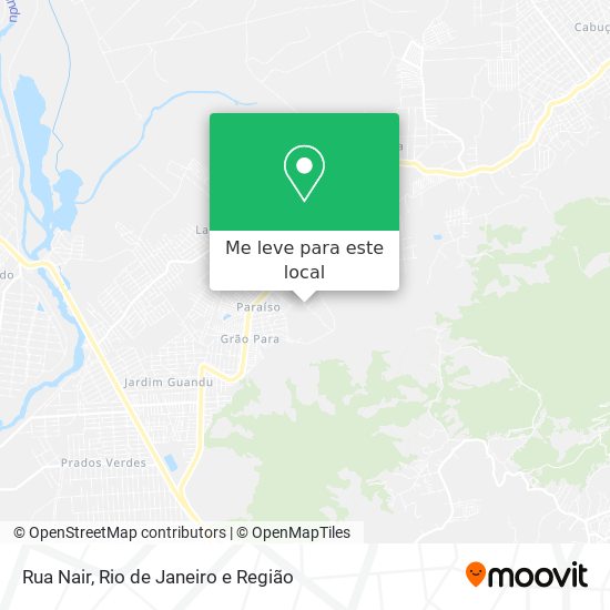 Rua Nair mapa