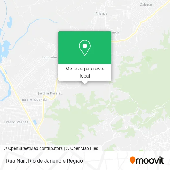 Rua Nair mapa