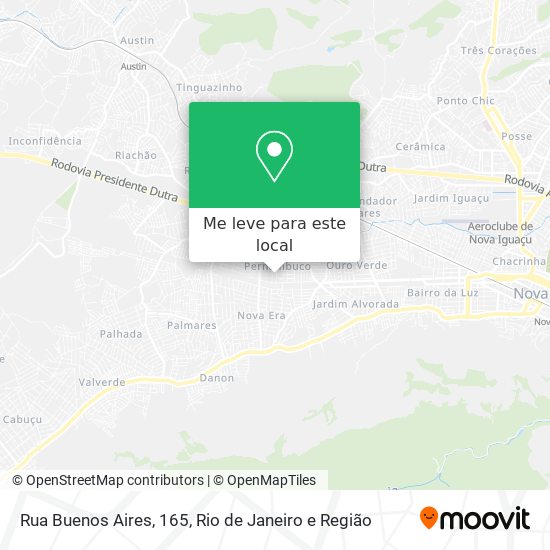 Rua Buenos Aires, 165 mapa
