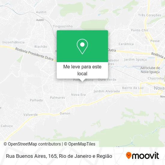 Rua Buenos Aires, 165 mapa