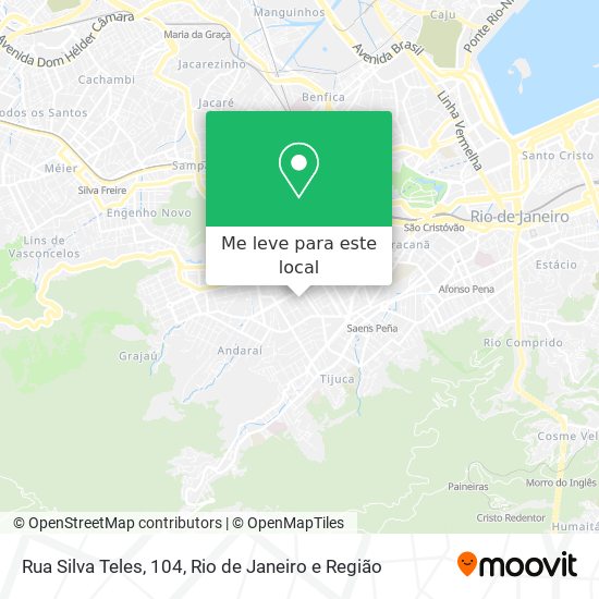 Rua Silva Teles, 104 mapa